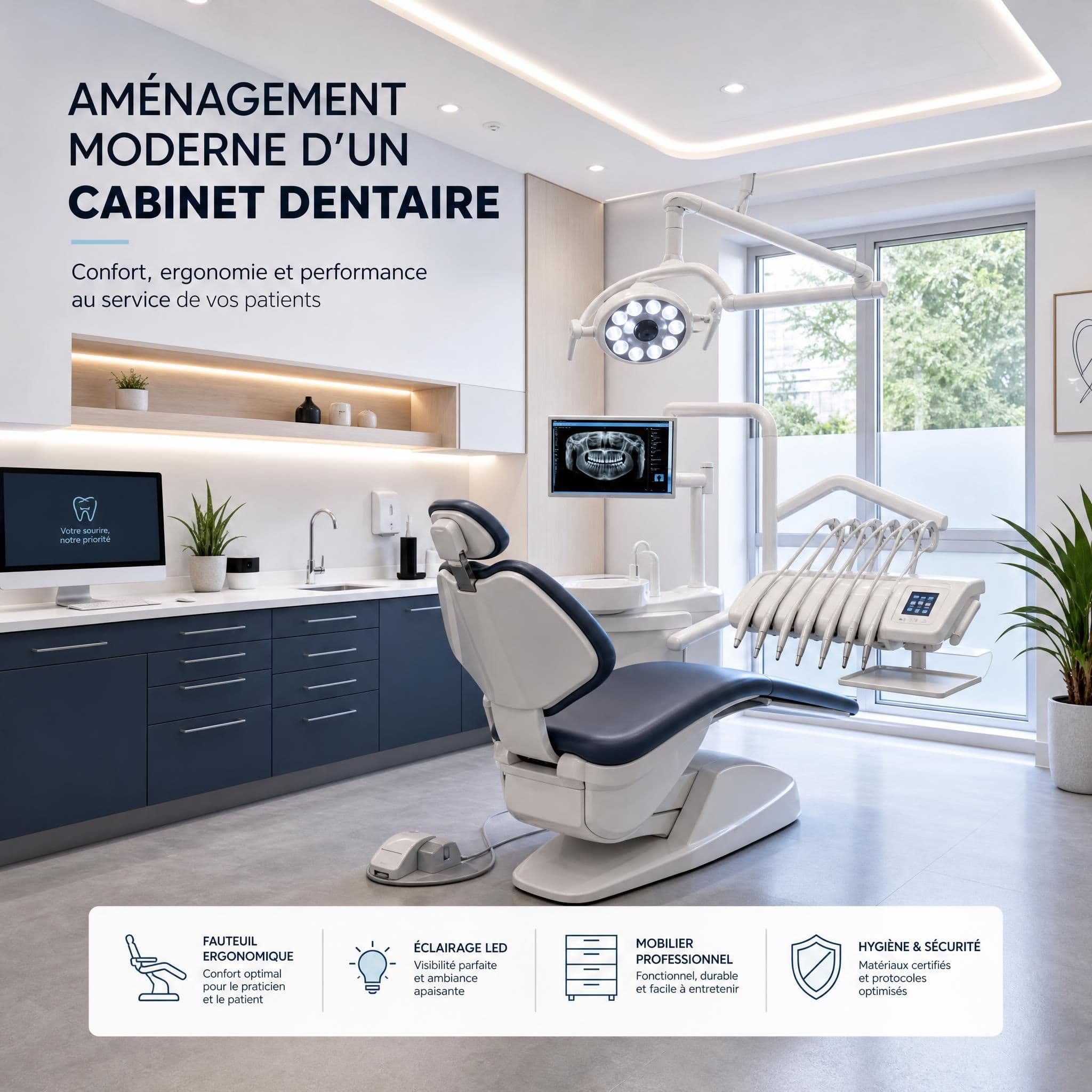 Comment aménager un cabinet dentaire : le guide complet 2026