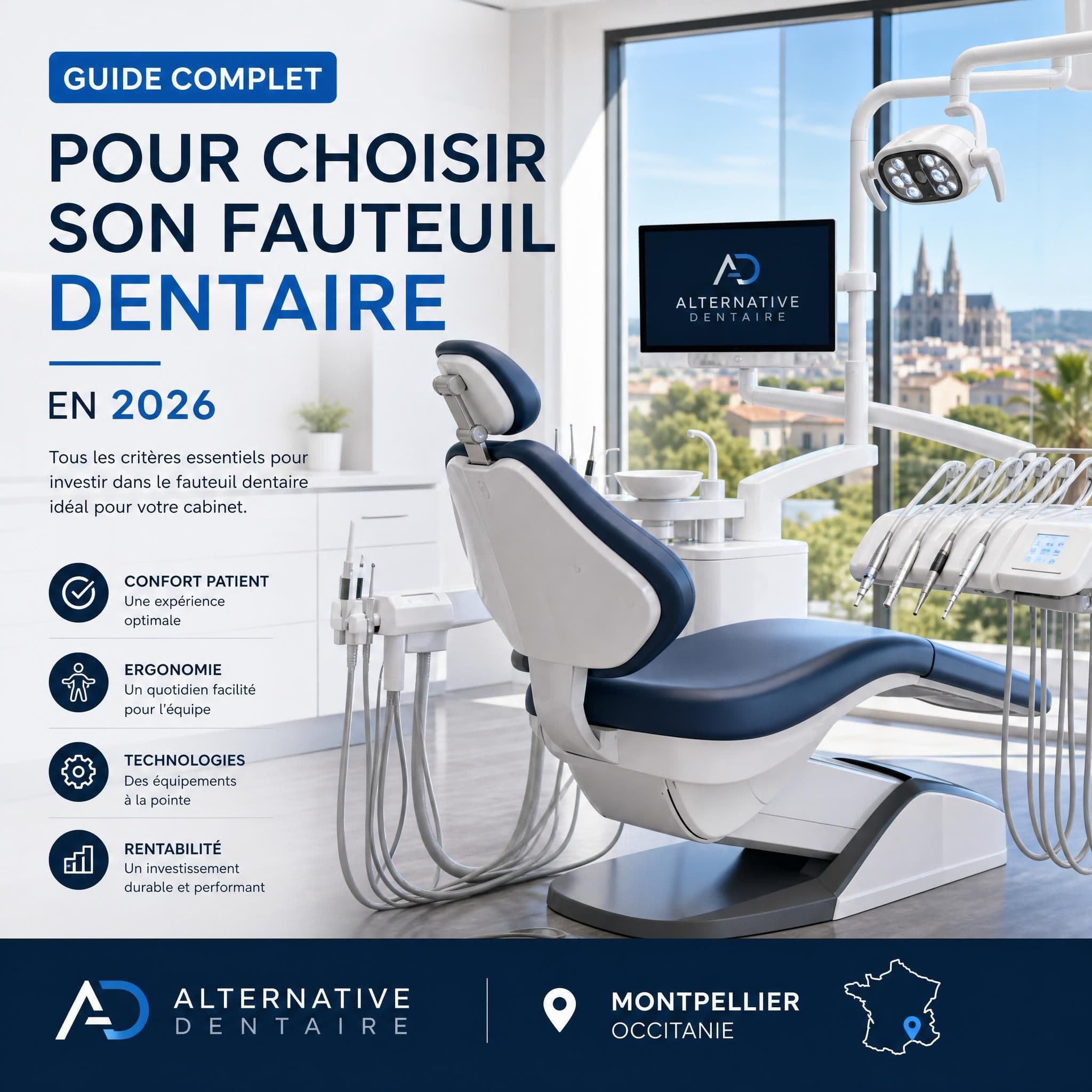 Guide du choix du fauteuil dentaire : comment bien choisir en 2026