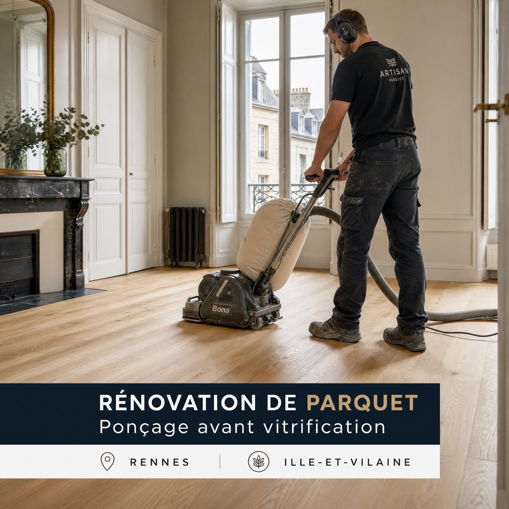Ponçage parquet à rennes : tout ce qu'il faut savoir pour une rénovation réussie