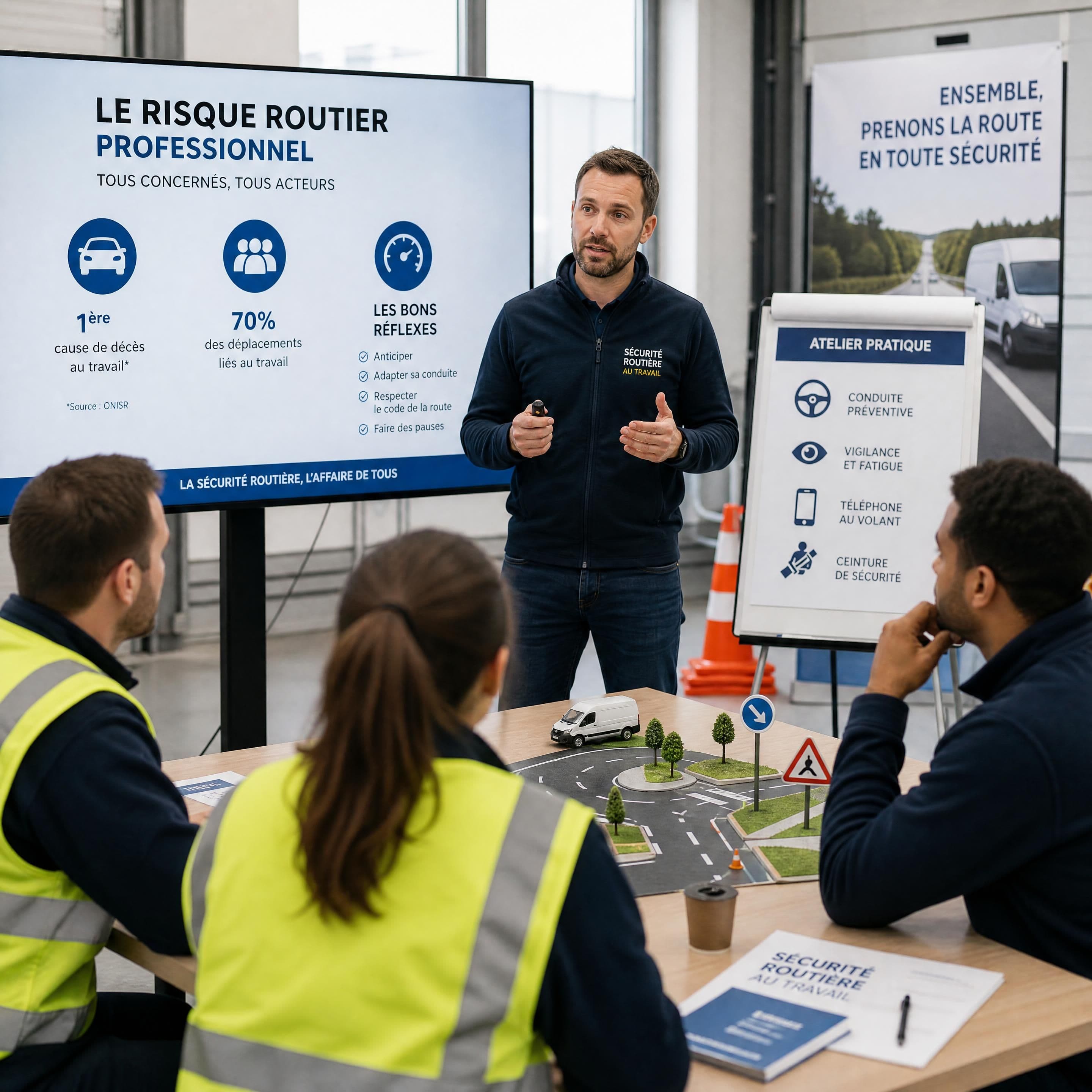 Prévention du risque routier : comment intégrer le risque routier entreprise au DUERP et agir concrètement