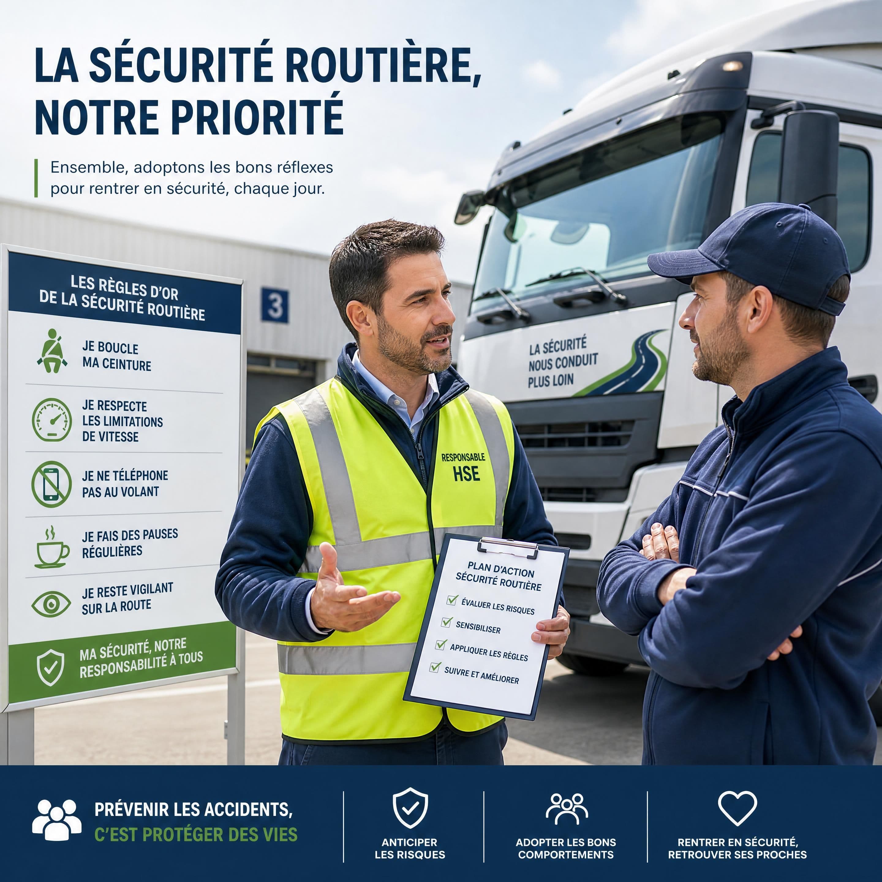 Risque routier en entreprise : Comment structurer votre démarche de prévention