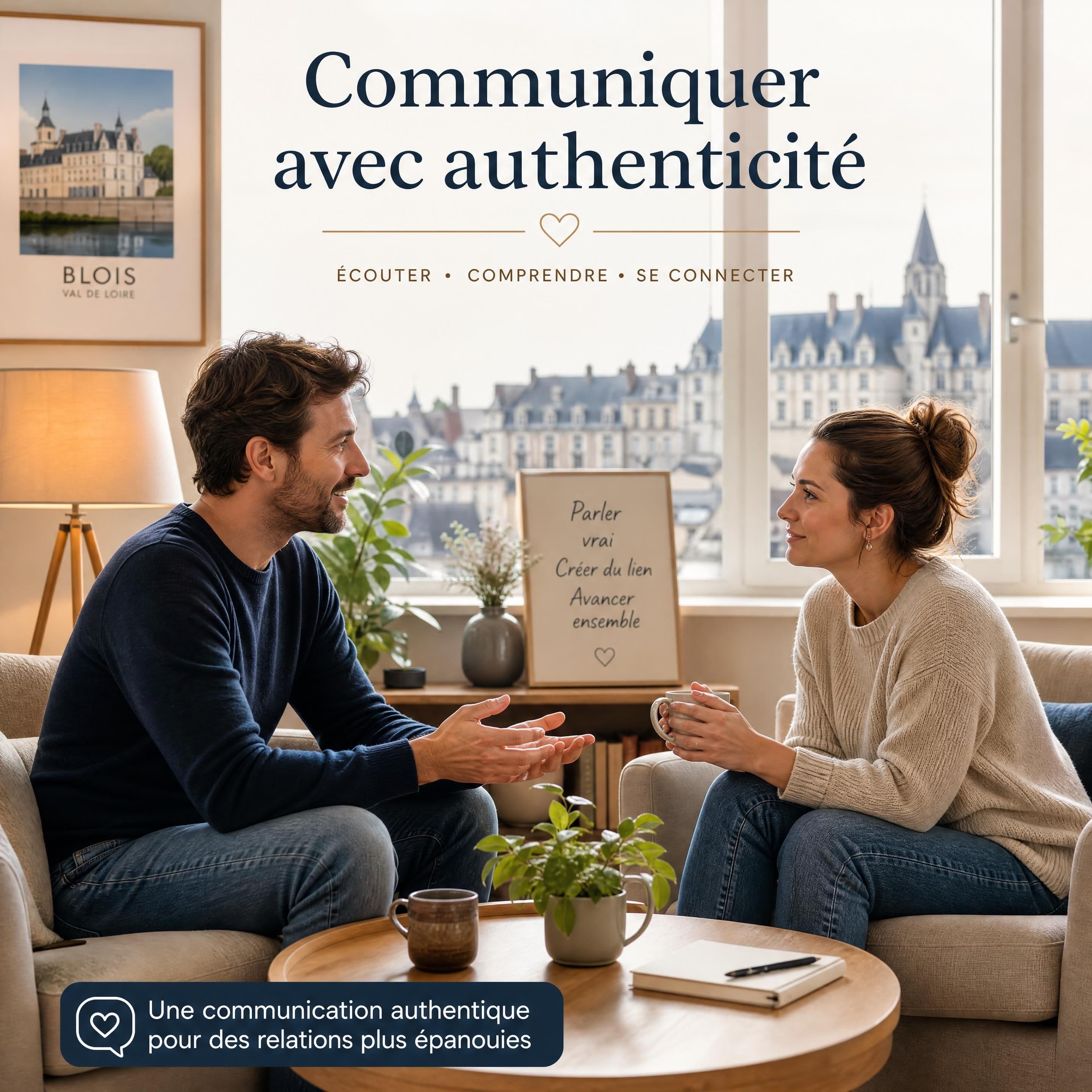 Apprendre à communiquer avec authenticité pour bâtir des relations saines et équilibrées par un coach à Blois